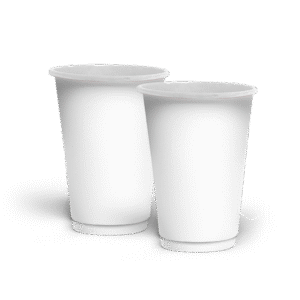 Double wall стакан Білий
